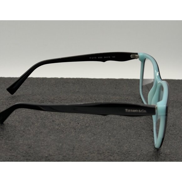 TIFFANY & Co. TF2175 8055 Black On Tiffany Blue Demo Lens 54mm Womens Eyeglasses - Picture 6 of 9